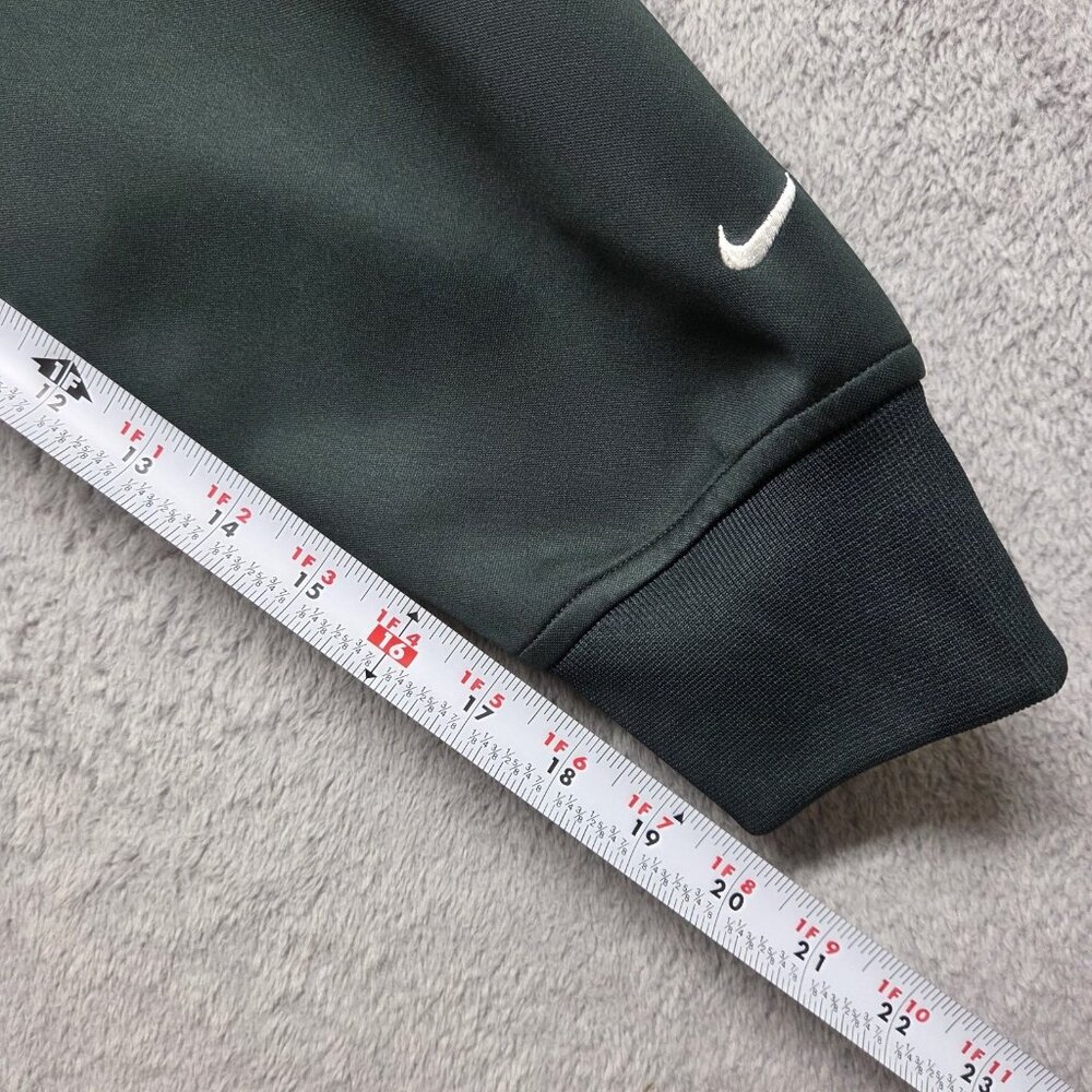 Nike Sportswear Pleated Jacket Womens Medium Seaweed Sail IM7457-390 Oversized - Picture 6 of 10